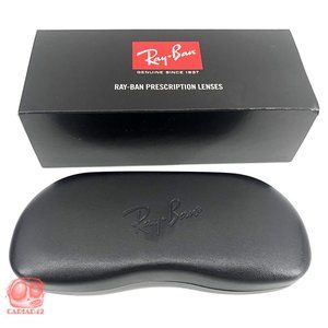 Ray-Ban Black Sunglasses Case, Cloth & Box